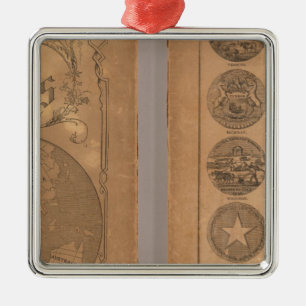 Ornamento De Metal Atlas do companheiro de Cornell