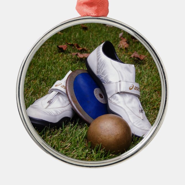 Ornamento De Metal Atletismo (Frente)
