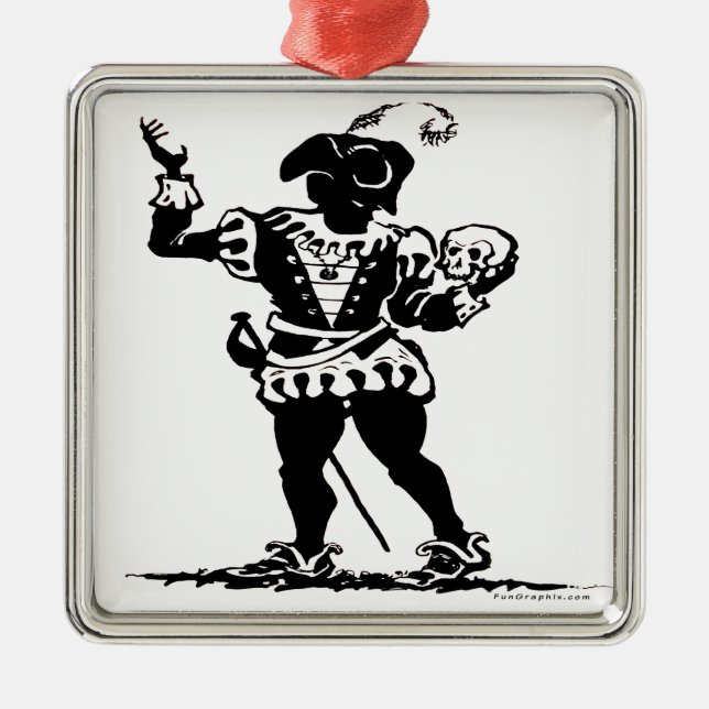 Ornamento De Metal Ator (Frente)