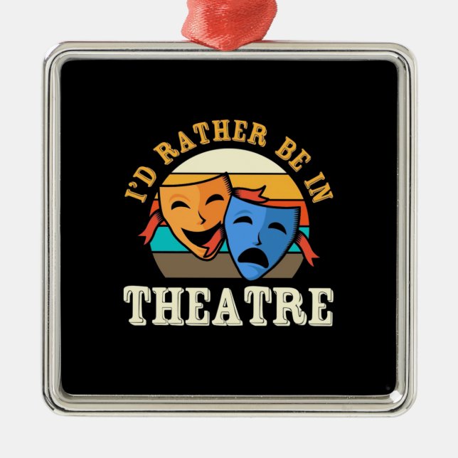 Ornamento De Metal Ator Seria Preferencialmente No Teatro (Frente)