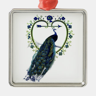 Ornamento De Metal Atordoamento do peacock e do ornamentado