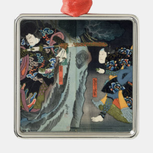Ornamento De Metal Atores 'em Soga Monogatari
