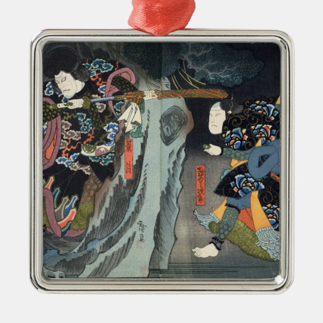 Ornamento De Metal Atores 'em Soga Monogatari (Frente)