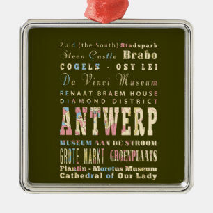 Ornamento De Metal Atrações & lugares famosos de Antuérpia, Bélgi