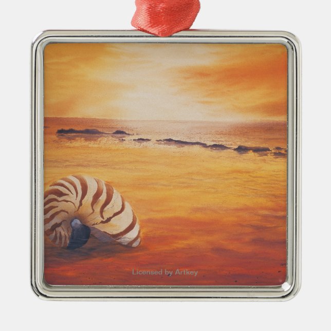 Ornamento De Metal Atraso (Frente)