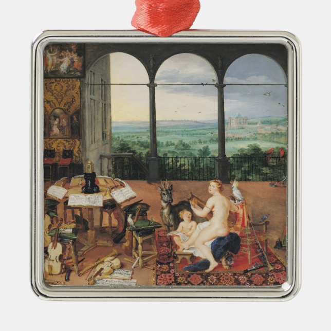 Ornamento De Metal Audição, 1617 (Frente)