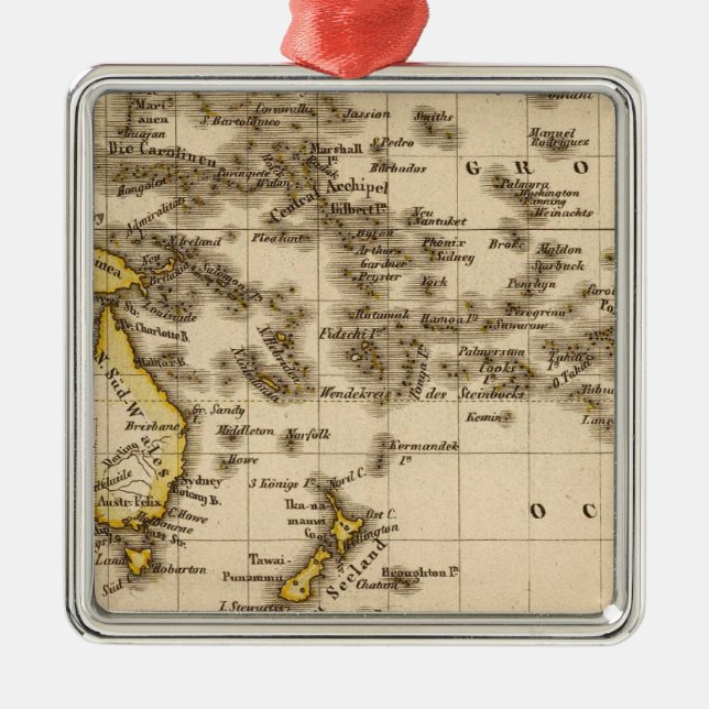 Ornamento De Metal Austrália 9 (Frente)