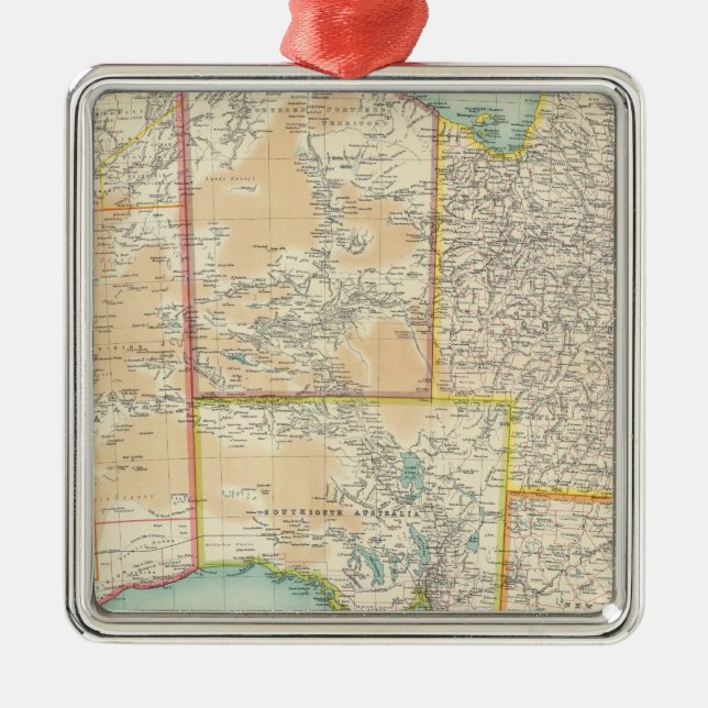 Ornamento De Metal Austrália composta (Frente)