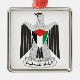 Ornamento De Metal autoridade de Palestina do emblema