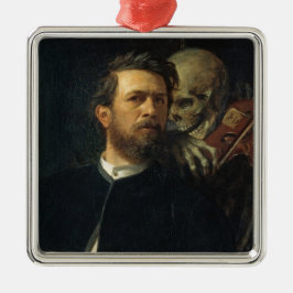 Ornamento De Metal Autorretrato com a morte como um falhado (por Böck