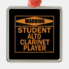 Ornamento De Metal Aviso! Jogador Alto Clarinet para Estudantes!