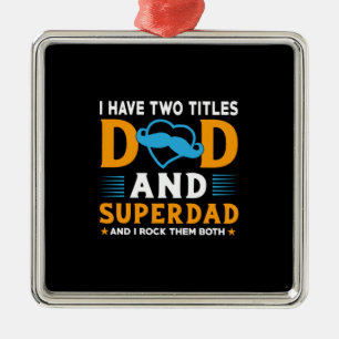 Ornamento De Metal Avô Gift Pai E Super Pai