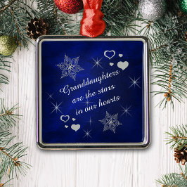 Ornamento De Metal Avô Star Snowflake Keepsak