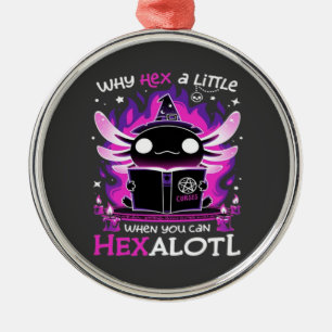Ornamento De Metal Axolotl Hora das Bruxas - Salamandra