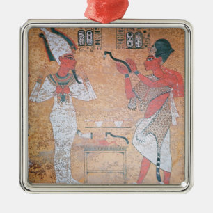 Ornamento De Metal Ay que executa a abertura da cerimónia da boca