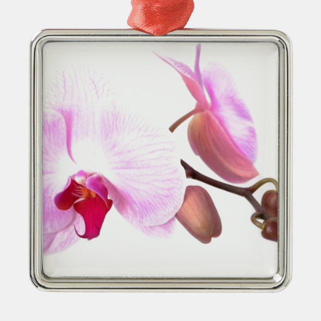Ornamento De Metal Aziza Orchid Blossoms (Frente)