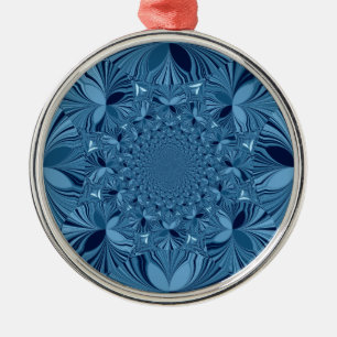 Ornamento De Metal Azul adorável