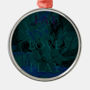 Ornamento De Metal Azul francês Coma Plantar Cores de Flor para Todos