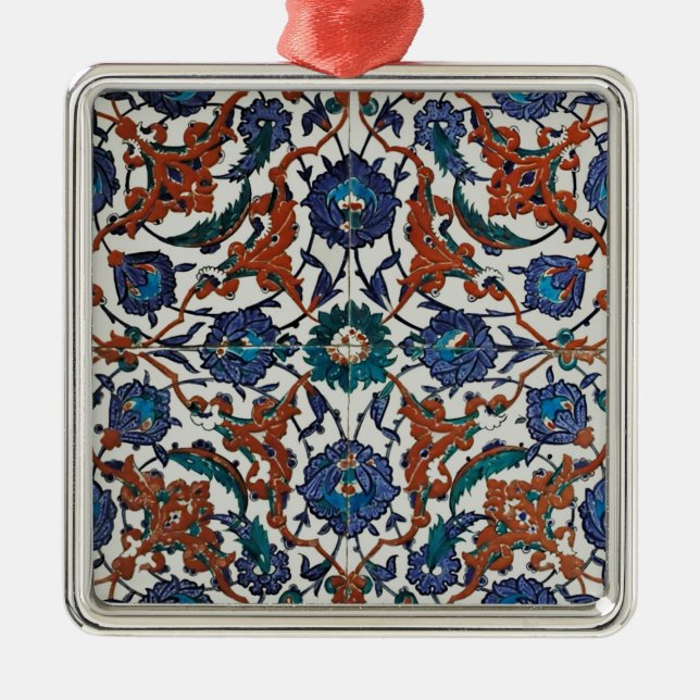 Ornamento De Metal Azulejo do chão do Louvre (Frente)