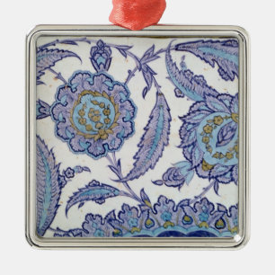 Ornamento De Metal Azulejo do produto de cerâmica de Isnik, c.1520-5