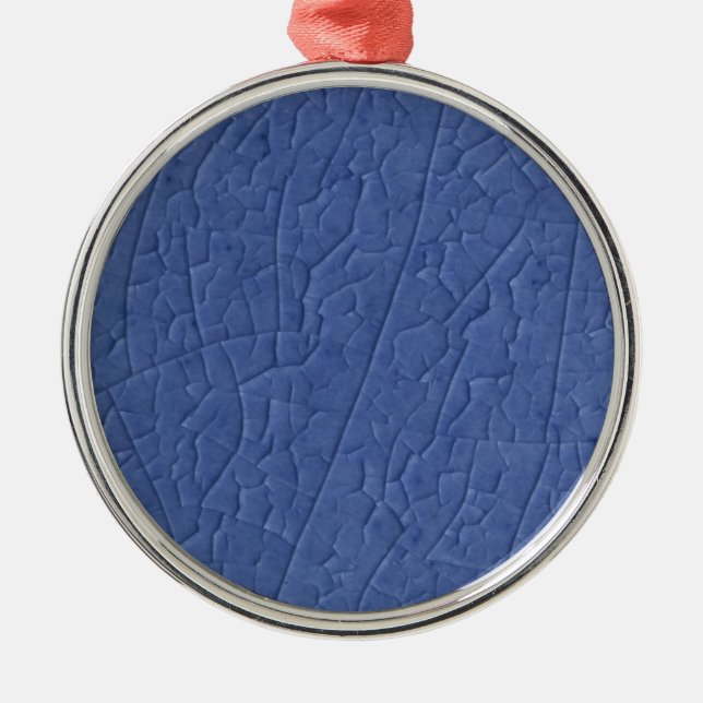 Ornamento De Metal Azure stone cracks Ornament (Frente)