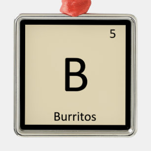 Ornamento De Metal B - Mesa periódica da química mexicana dos
