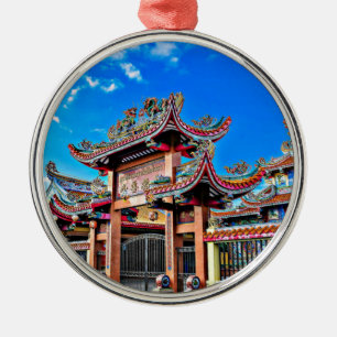 Ornamento De Metal Baan Sing The Old Town Yasothon, Tailândia