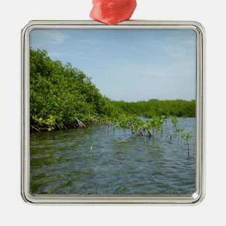 Ornamento De Metal Baby Mangrove Trees no Caribe