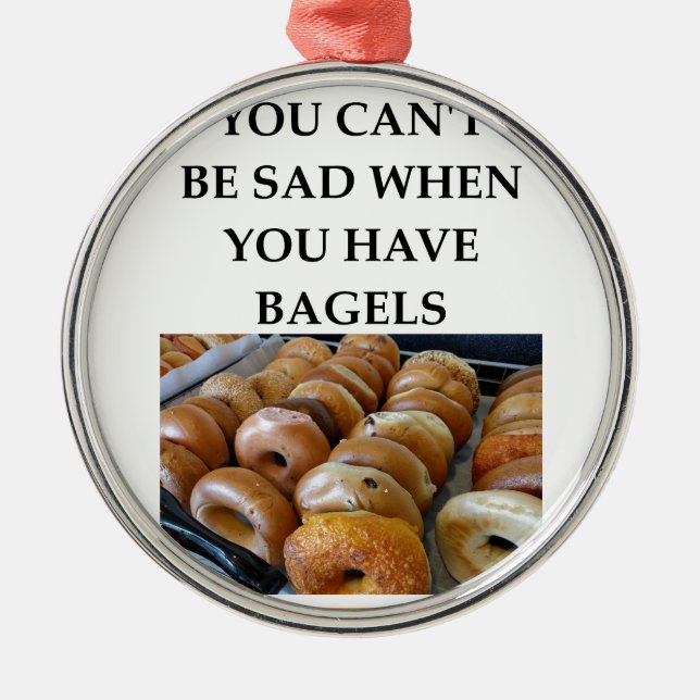 ORNAMENTO DE METAL BAGELS (Frente)