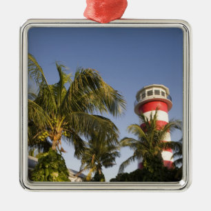 Ornamento De Metal Bahamas, Ilha de Grand Bahama, Freeport, Por do so