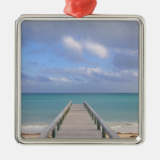 Ornamento De Metal BAHAMAS, Ilha Grand Bahama, Lado Oriental: (Frente)