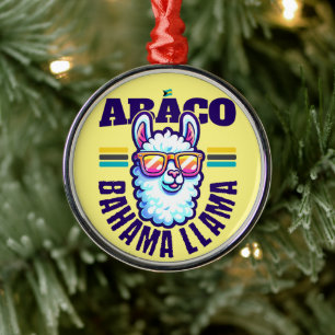 Ornamento De Metal Bahamas Souvenir Gift : Abaco Bahamas Bahama Lama