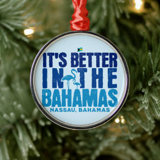 Ornamento De Metal Bahamas Souvenir Gift : Nassau Bahamas Cruise