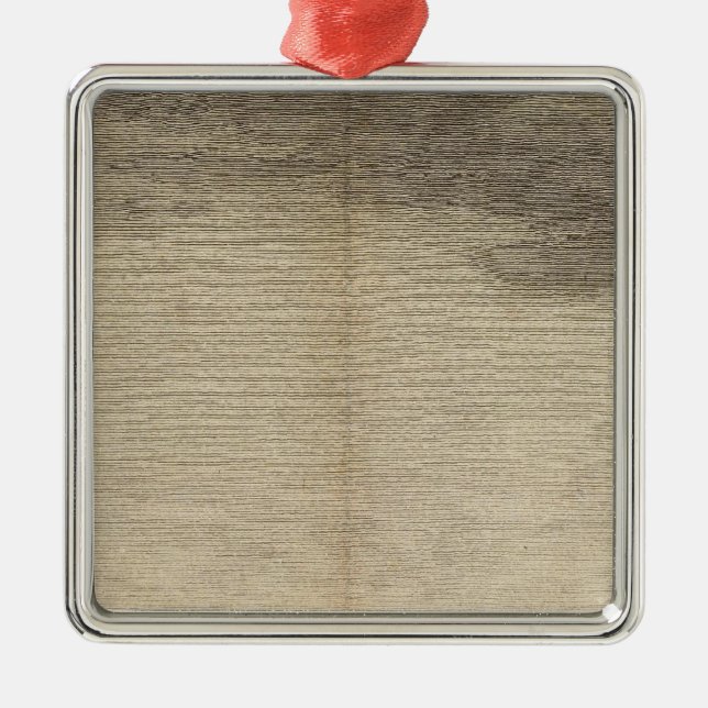 Ornamento De Metal Baía da possessão, Geórgia sul (Frente)