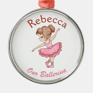Ornamento De Metal bailarina personalizada, dançarina de balé persona