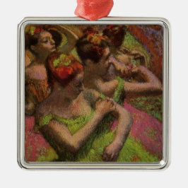 Ornamento De Metal Bailarinas Ajustando Seus Vestidos (Edgar Degas)