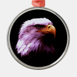 Ornamento De Metal Bald Eagle