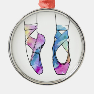 Ornamento De Metal Balé Ballerina Cute