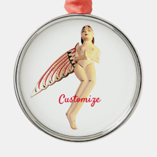 Ornamento De Metal Bali Winged Goddese Thunder_Cove