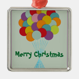 Ornamento De Metal Balões