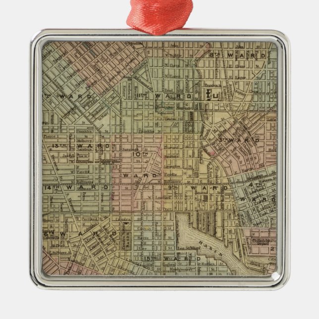 Ornamento De Metal Baltimore 2 (Frente)