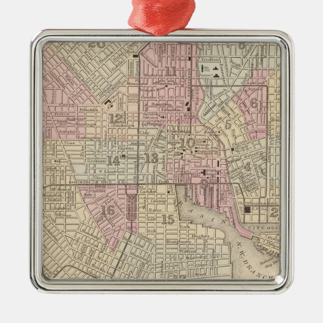 Ornamento De Metal Baltimore 4 (Frente)