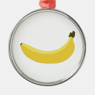 ORNAMENTO DE METAL BANANA