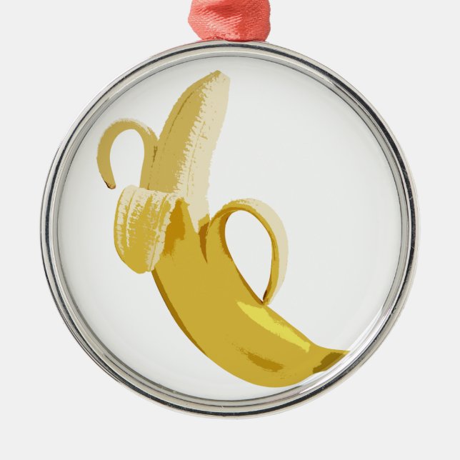 Ornamento De Metal Banana (Frente)