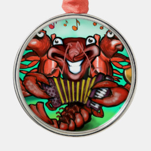 Ornamento De Metal Banda de lagosta
