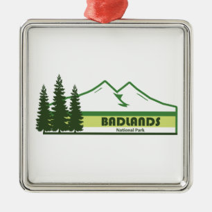 Ornamento De Metal Bandas do Parque Nacional das Badlands