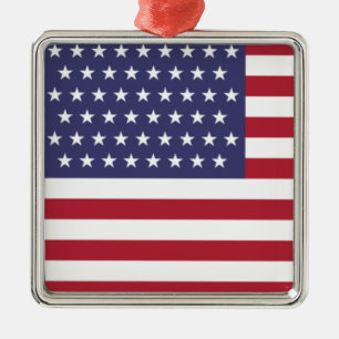 Ornamento De Metal Bandeira 51 Star dos Estados Unidos da América (E