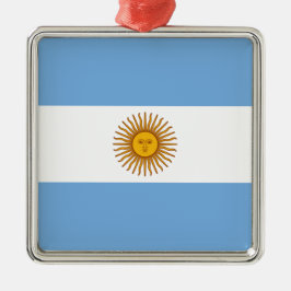 Ornamento De Metal Bandeira da Argentina