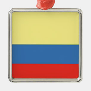 Ornamento De Metal Bandeira da Colômbia