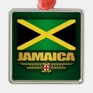 Ornamento De Metal bandeira da Jamaica